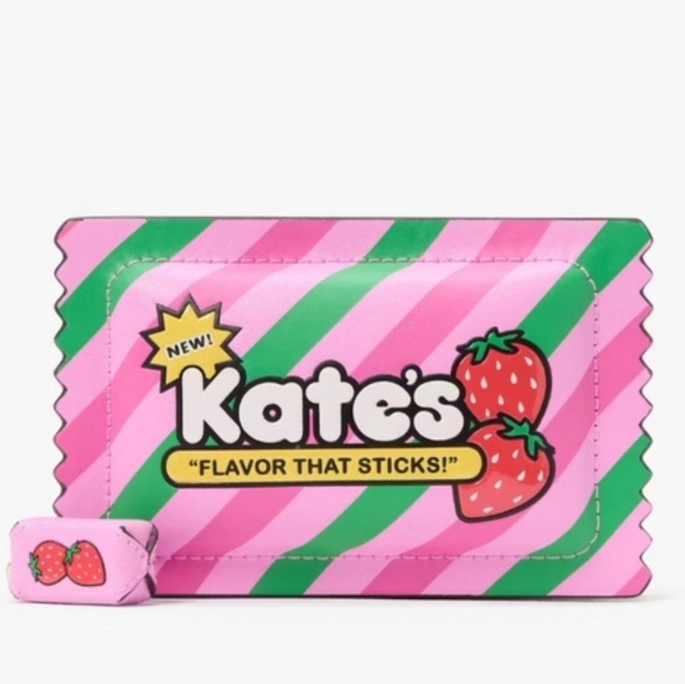 KATE SPADE Novelty Bubble Gum 3D Small Card Holder